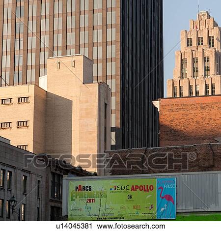 Stock Image - Buildings in a city, Ville-Marie, Montreal, Quebec, Canada. Fotosearch