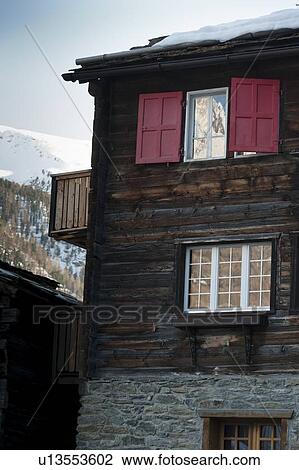 Chalet in the valley, Zermatt, Valais Canton, Switzerland View Large Photo Image Stock Image - Chalet in the valley, Zermatt, Valais Canton, Switzerland. Fotosearch