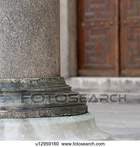 Column at Blue Mosque, Istanbul, Turkey View Large Photo Image Stock Image - Column at Blue Mosque, Istanbul, Turkey. Fotosearch