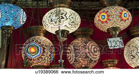 Decorative Turkish lanterns in a store, Grand Bazaar, Istanbul, Turkey View Large Photo Image Stock Photograph - Decorative Turkish lanterns in a store, Grand Bazaar, Istanbul, Turkey. Fotosearch