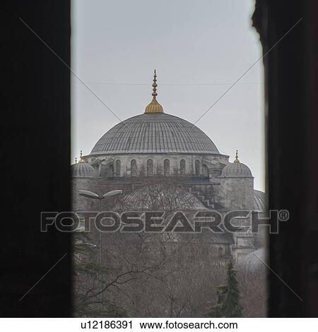 Dome of Blue Mosque, Istanbul, Turkey View Large Photo Image Stock Image - Dome of Blue Mosque, Istanbul, Turkey. Fotosearch