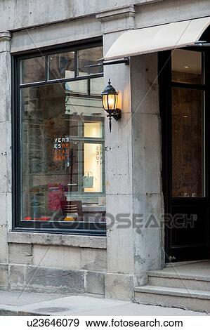 Entrance of a restaurant, Ville-Marie, Montreal, Quebec, Canada View Large Photo Image Stock Photo - Entrance of a restaurant, Ville-Marie, Montreal, Quebec, Canada. Fotosearch