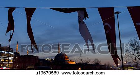 Flags with Rustem Pasha Mosque in the background, Istanbul, Turkey View Large Photo Image Stock Photo - Flags with Rustem Pasha Mosque in the background, Istanbul, Turkey. Fotosearch