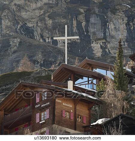 Low angle exterior view of a building in Whymper-Stube, Zermatt, Valais Canton, Switzerland View Large Photo Image Stock Image - Low angle exterior view of a building in Whymper-Stube, Zermatt, Valais Canton, Switzerland. Fotosearch