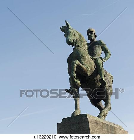 Low angle view of an equestrian statue, Bahnhofstrasse, Zurich, Switzerland View Large Photo Image Stock Image - Low angle view of an equestrian statue, Bahnhofstrasse, Zurich, Switzerland. Fotosearch