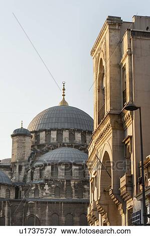 Stock Photo - Mosque in the Old city, Istanbul, Turkey. Fotosearch