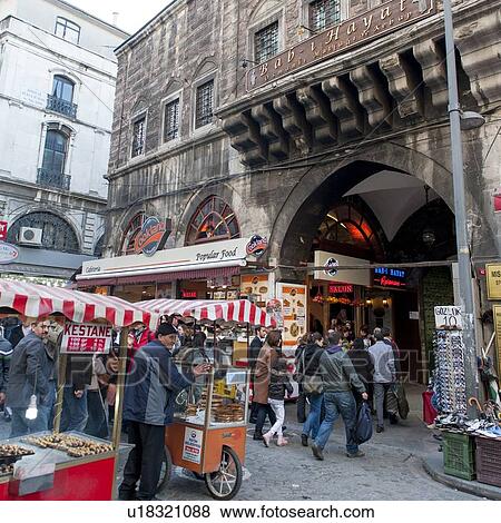 People at the market, Sultanhamam Is Merkezi, Istanbul, Turkey View Large Photo Image Stock Photo - People at the market, Sultanhamam Is Merkezi, Istanbul, Turkey. Fotosearch