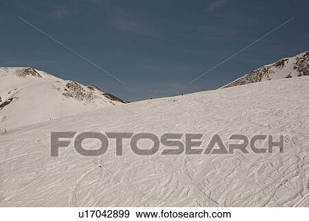Snow covered ski area in winter, Domaine De Balme, Vallorcine, Mont Blanc, Chamonix, Rhone-Alpes, France View Large Photo Image Stock Photo - Snow covered ski area in winter, Domaine De Balme, Vallorcine, Mont Blanc, Chamonix, Rhone-Alpes, France. Fotosearch