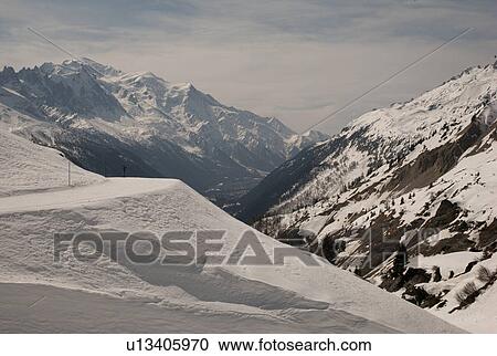Snow covered ski area with mountains in winter, Domaine De Balme, Vallorcine, Mont Blanc, Chamonix, Rhone-Alpes, France View Large Photo Image Stock Image - Snow covered ski area with mountains in winter, Domaine De Balme, Vallorcine, Mont Blanc, Chamonix, Rhone-Alpes, France. Fotosearch