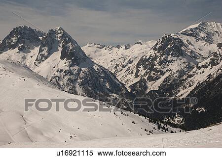 Snow covered ski area with mountains in winter, Domaine De Balme, Vallorcine, Mont Blanc, Chamonix, Rhone-Alpes, France View Large Photo Image Stock Photography - Snow covered ski area with mountains in winter, Domaine De Balme, Vallorcine, Mont Blanc, Chamonix, Rhone-Alpes, France. Fotosearch
