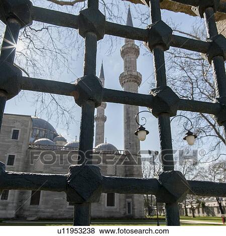 Stock Photo - Suleymaniye Mosque, Third Hill, Istanbul, Turkey. Fotosearch