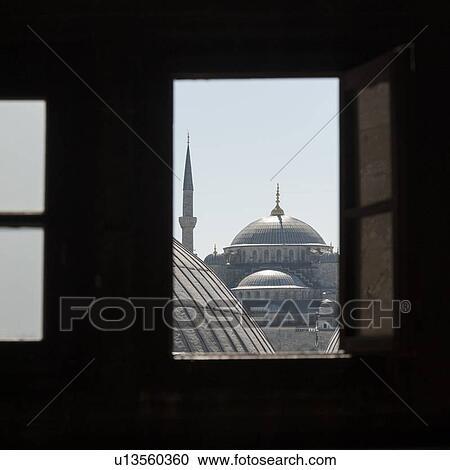 View of Blue Mosque from Aya Sofya, Istanbul, Turkey View Large Photo Image Stock Image - View of Blue Mosque from Aya Sofya, Istanbul, Turkey. Fotosearch