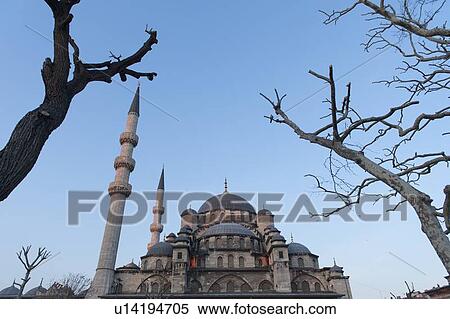 Stock Photography - Yeni Camii Mosque, Istanbul, Turkey. Fotosearch