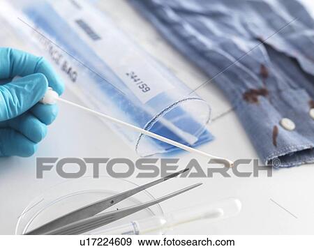 Stock Photo - Forensic evidence. Fotosearch