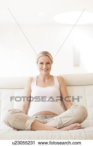 Happy pregnant woman View Large Photo Image Stock Image - Happy pregnant woman. Fotosearch
