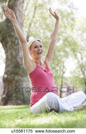 Happy pregnant woman View Large Photo Image Stock Photography - Happy pregnant woman. Fotosearch