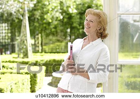 Stock Photograph - Happy woman. Fotosearch