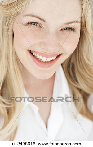 Happy woman View Large Photo Image Stock Photograph - Happy woman. Fotosearch