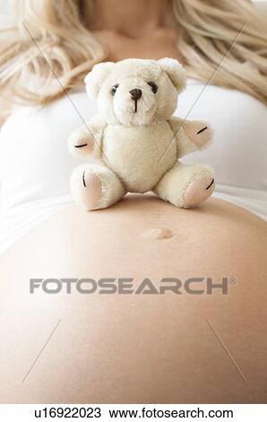 Stock Image - Pregnant woman. Fotosearch