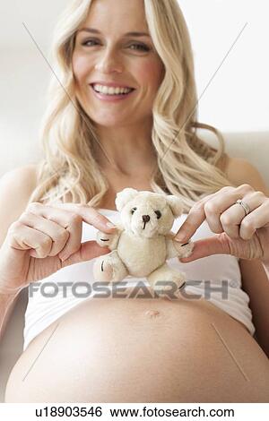 Stock Photograph - Pregnant woman. Fotosearch