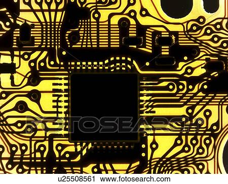 Printed circuit, macrophotograph View Large Photo Image Stock Image - Printed circuit, macrophotograph. Fotosearch