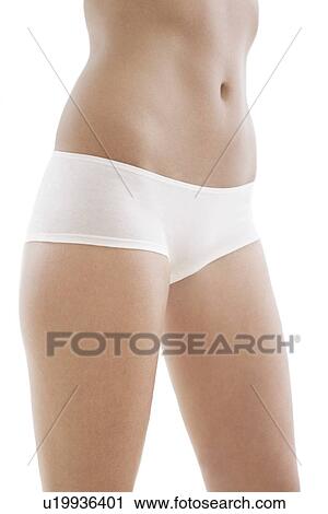 Stock Image - Woman's abdomen. Fotosearch