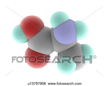 Alanine molecule View Large Photo Image Stock Photo - Alanine molecule. Fotosearch