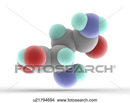 Asparagine molecule View Large Photo Image Picture - Asparagine molecule. Fotosearch