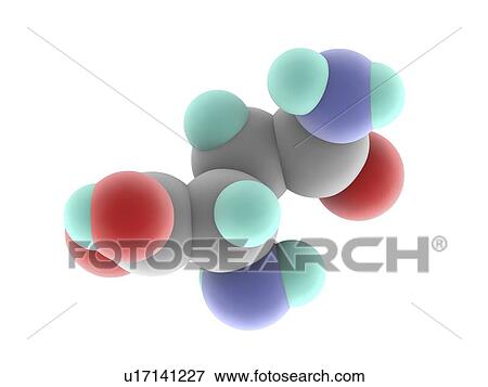 Asparagine molecule View Large Photo Image Stock Photo - Asparagine molecule. Fotosearch