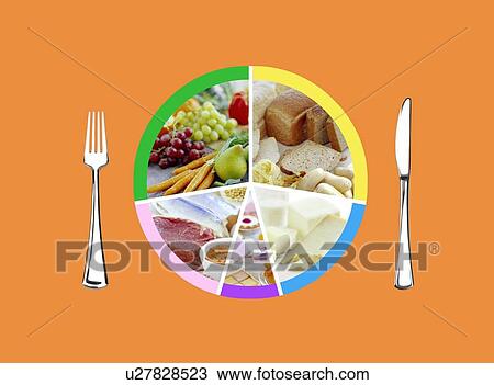 Stock Image - Balanced diet. Fotosearch