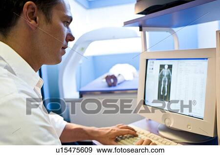 Stock Photo - Bone density scan. Fotosearch