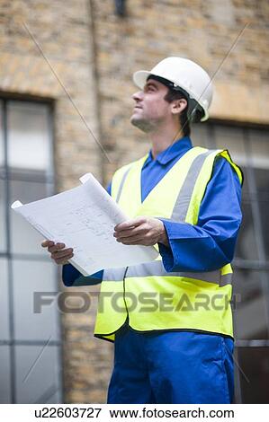 Construction worker View Large Photo Image Stock Photo - Construction worker. Fotosearch