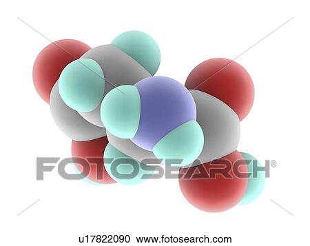 Stock Image - Cysteine molecule. Fotosearch