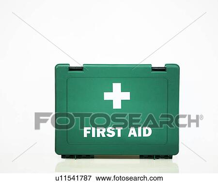 Stock Photo - First aid box. Fotosearch