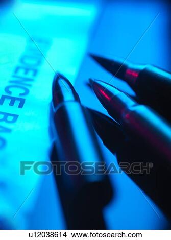 Picture - Forensic evidence. Fotosearch
