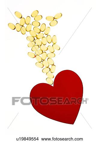Picture - Heart supplements, conceptual image. Fotosearch