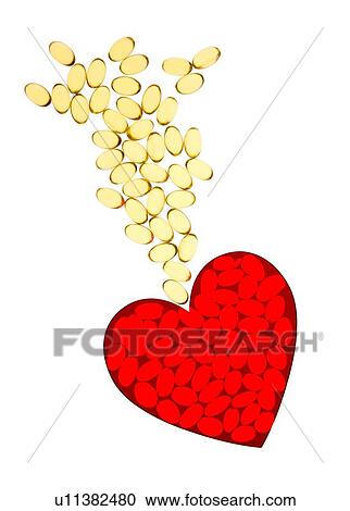 Heart supplements, conceptual image View Large Photo Image Stock Image - Heart supplements, conceptual image. Fotosearch