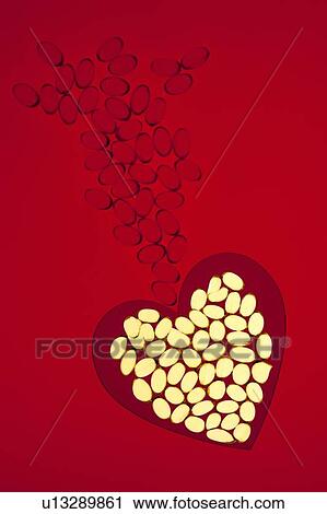 Heart supplements, conceptual image View Large Photo Image Stock Image - Heart supplements, conceptual image. Fotosearch
