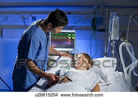 Intensive care patient View Large Photo Image Picture - Intensive care patient. Fotosearch