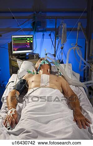 Intensive care patient View Large Photo Image Stock Image - Intensive care patient. Fotosearch