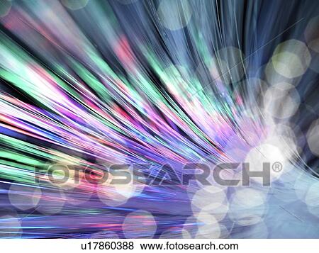 Stock Photo - Optical fibres. Fotosearch