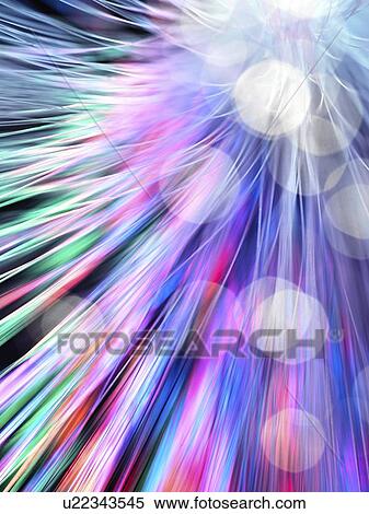 Stock Photography - Optical fibres. Fotosearch