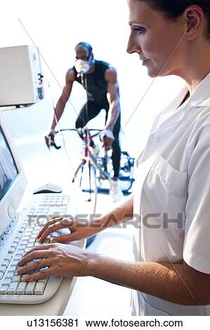 Stock Image - Performance testing. Fotosearch