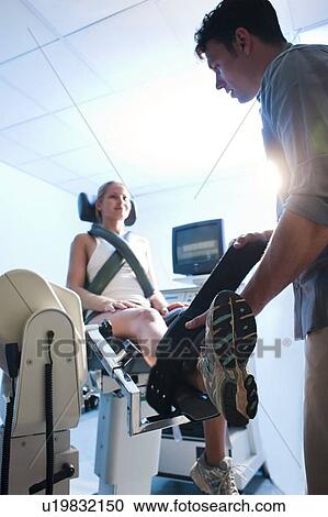Stock Image - Physiotherapy. Fotosearch