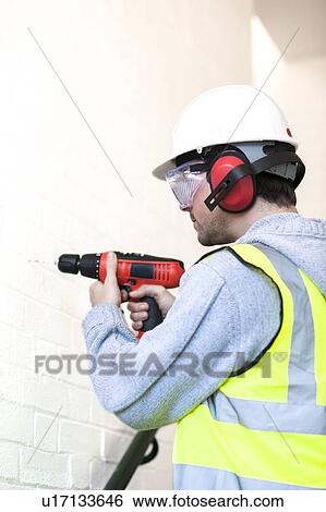 Stock Photograph - Protective clothing for drilling. Fotosearch