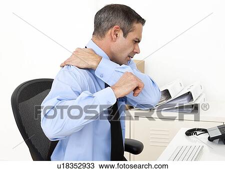 Shoulder pain View Large Photo Image Stock Image - Shoulder pain. Fotosearch