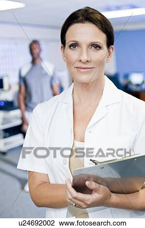 Stock Image - Sports science researcher. Fotosearch