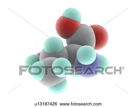Stock Photograph - Threonine molecule. Fotosearch