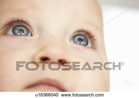 Close up of baby girls eyes View Large Photo Image Stock Image - Close up of baby girls eyes. Fotosearch