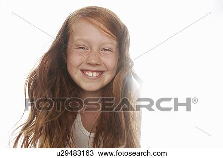 Close up of girls smiling face View Large Photo Image Stock Image - Close up of girls smiling face. Fotosearch